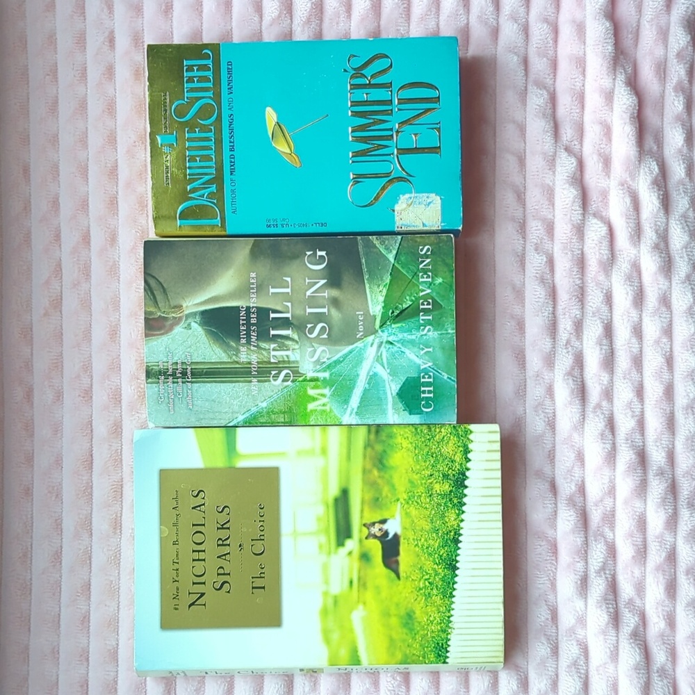 3 Paperback Books